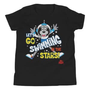 Sir Dapp! Swimming in the Stars Black T-Shirt