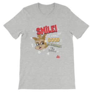 Sir Dapp! Smile! Grey T-Shirt
